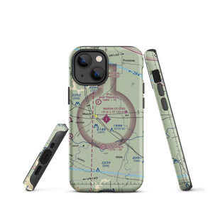 Mason County Airport (T92) VFR Sectional  Tough iPhone Case