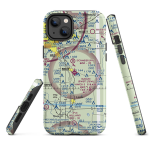 Mason Jewett Field (TEW) VFR Sectional  Tough iPhone Case