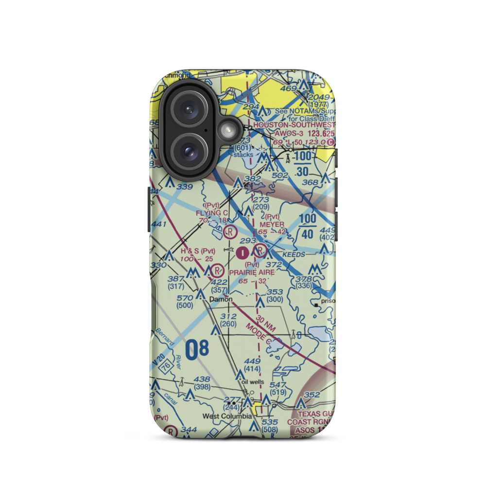 Massimiliano Memorial Field (4TA0) VFR Sectional  Tough iPhone Case iPhone 16 model shown