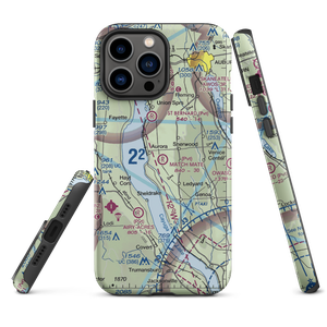 Match Mate Airport (NK74) VFR Sectional  Tough iPhone Case