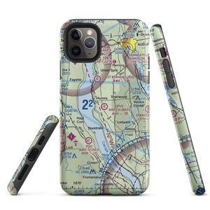 Match Mate Airport (NK74) VFR Sectional  Tough iPhone Case