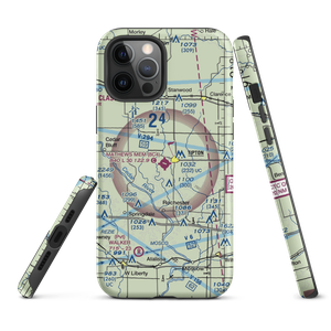 Mathews Memorial Airport (8C4) VFR Sectional  Tough iPhone Case