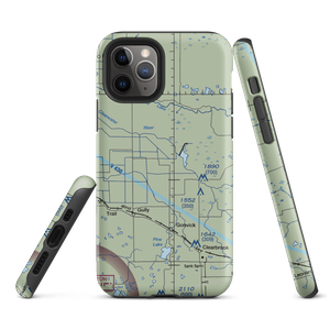 Mathis Airport (MY42) VFR Sectional  Tough iPhone Case