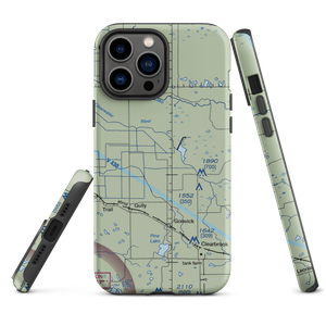 Mathis Airport (MY42) VFR Sectional  Tough iPhone Case