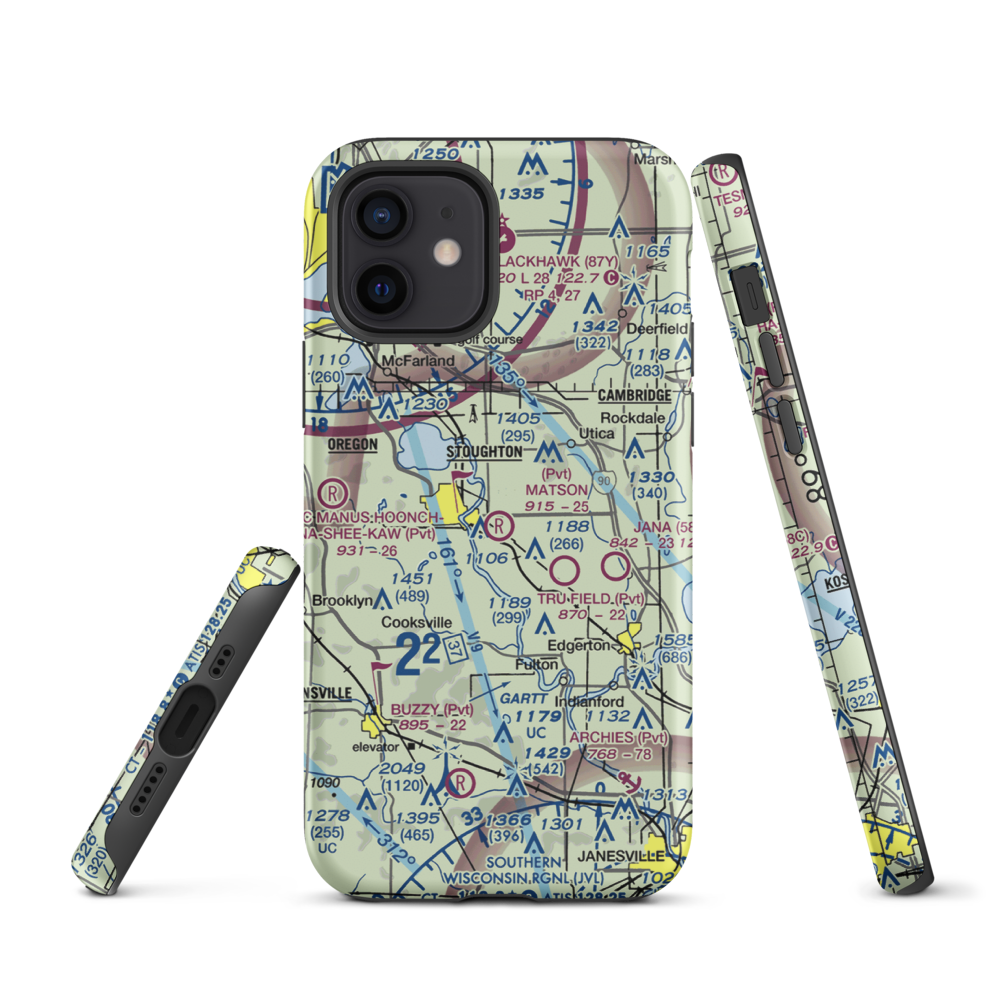 Matson Airport (2WI6) VFR Sectional  Tough iPhone Case iPhone 12 model shown