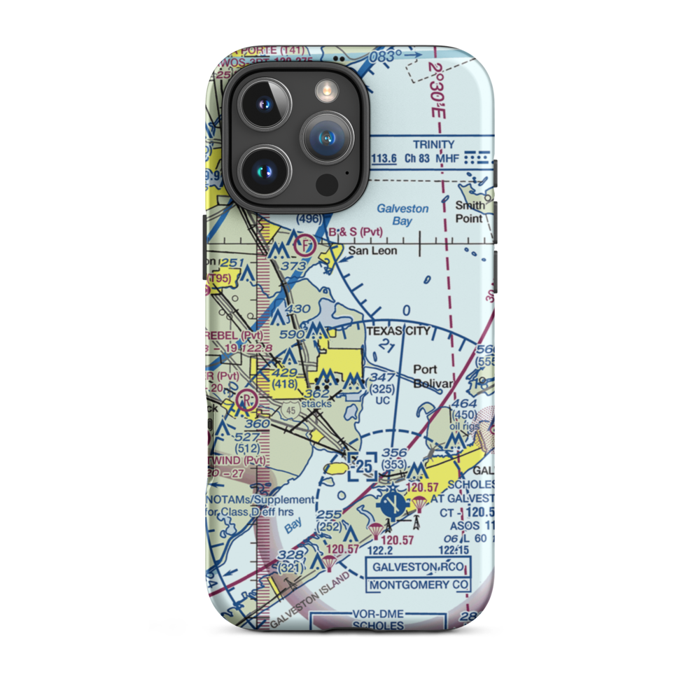 Matt Doyle Airpark (55TE) VFR Sectional  Tough iPhone Case iPhone 16 Pro Max model shown