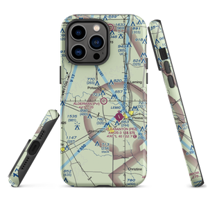 Maurice Dauwe Farm Airport (XS47) VFR Sectional  Tough iPhone Case