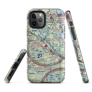 Mauston New Lisbon Union Airport (82C) VFR Sectional  Tough iPhone Case