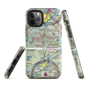 Maxwell Airport (47KS) VFR Sectional  Tough iPhone Case