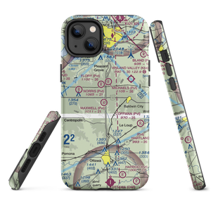 Maxwell Airport (47KS) VFR Sectional  Tough iPhone Case