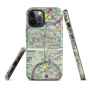 Maxwell Airport (47KS) VFR Sectional  Tough iPhone Case