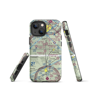 Maxwell Airport (47KS) VFR Sectional  Tough iPhone Case