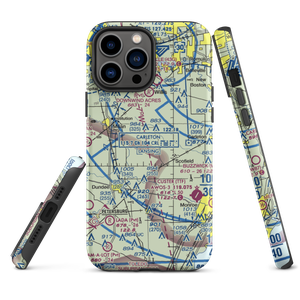 Maybee Airport (60MI) VFR Sectional  Tough iPhone Case