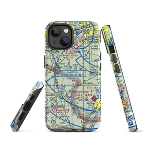 Maybee Airport (60MI) VFR Sectional  Tough iPhone Case