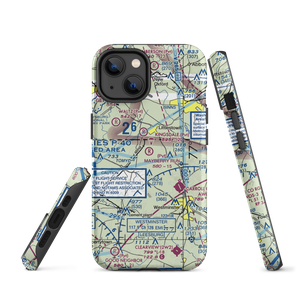 Mayberry Run Airport (1MD8) VFR Sectional  Tough iPhone Case