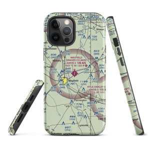 Mayfield Graves County Airport (M25) VFR Sectional  Tough iPhone Case