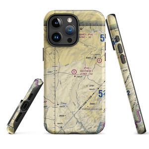 Mayhew Ranch Nr 1 Airport (93TE) VFR Sectional  Tough iPhone Case