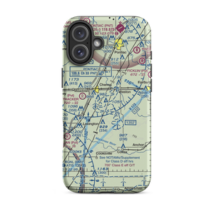 Mays Aviation Airport (IL63) VFR Sectional  Tough iPhone Case