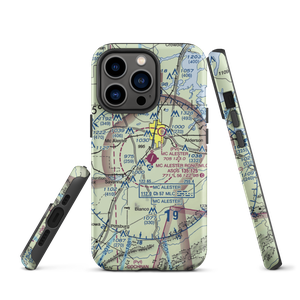 Mc Alester Regional Airport (MLC) VFR Sectional  Tough iPhone Case