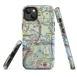 Mc Bride's Airport (NY38) VFR Sectional  Tough iPhone Case