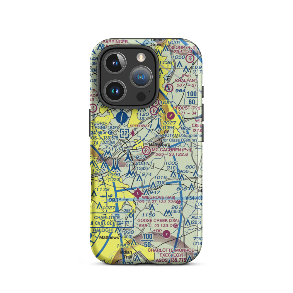 Mc Cachren Field (3NC6) VFR Sectional  Tough iPhone Case iPhone 16 Pro model shown