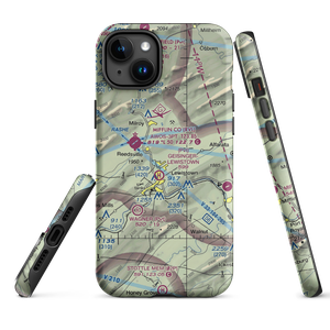 Mc Cardle Farm Airport (PS11) VFR Sectional  Tough iPhone Case