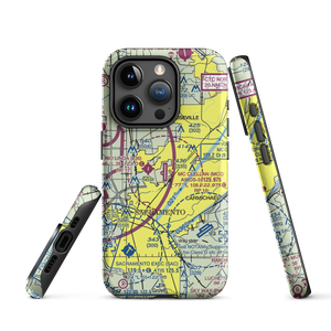 Mc Clellan Airfield (MCC) VFR Sectional  Tough iPhone Case