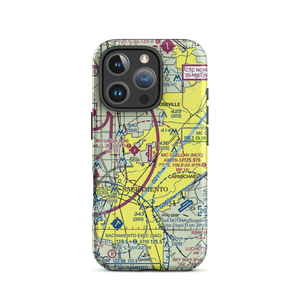 Mc Clellan Airfield (MCC) VFR Sectional  Tough iPhone Case