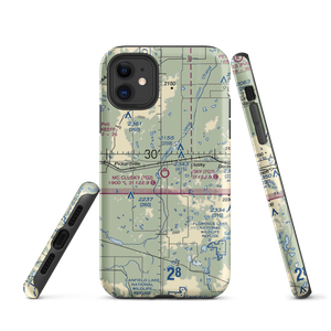 Mc Clusky Municipal Airport (7G2) VFR Sectional  Tough iPhone Case