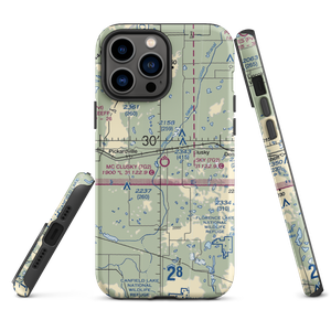 Mc Clusky Municipal Airport (7G2) VFR Sectional  Tough iPhone Case