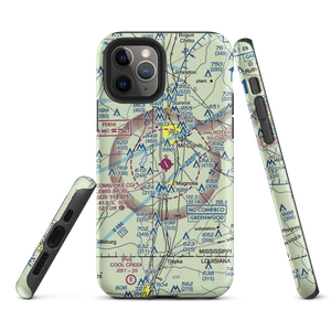 Mc Comb/Pike County Airport/John E Lewis Field (MCB) VFR Sectional  Tough iPhone Case