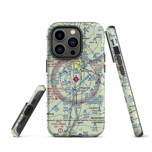 Mc Comb/Pike County Airport/John E Lewis Field (MCB) VFR Sectional  Tough iPhone Case