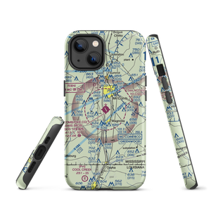 Mc Comb/Pike County Airport/John E Lewis Field (MCB) VFR Sectional  Tough iPhone Case