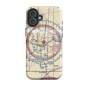 Mc Cook Ben Nelson Regional Airport (MCK) VFR Sectional  Tough iPhone Case