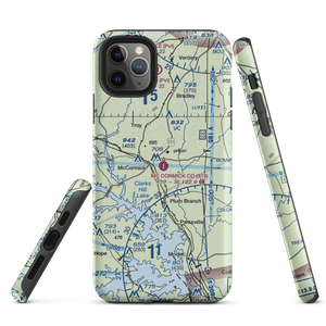 Mc Cormick County Airport (S19) VFR Sectional  Tough iPhone Case