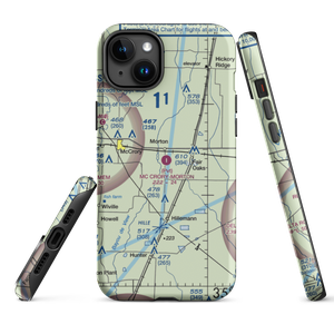 Mc Crory/Morton Airport (7M0) VFR Sectional  Tough iPhone Case