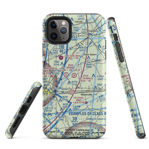 Mc Donald Field (3NC4) VFR Sectional  Tough iPhone Case