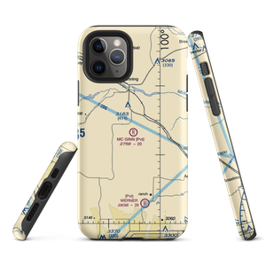 Mc Ginn Ranch Airport (32NE) VFR Sectional  Tough iPhone Case