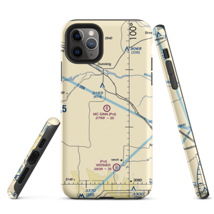 Mc Ginn Ranch Airport (32NE) VFR Sectional  Tough iPhone Case