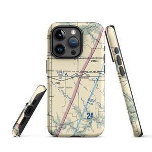 Mc Intosh Municipal Airport (8D6) VFR Sectional  Tough iPhone Case