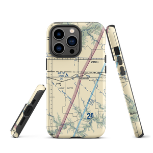 Mc Intosh Municipal Airport (8D6) VFR Sectional  Tough iPhone Case