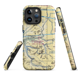 Mc Kenzie Bridge State Airport (00S) VFR Sectional  Tough iPhone Case