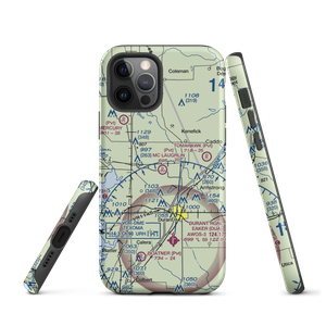 Mc Laughlin Farm Airport (66OK) VFR Sectional  Tough iPhone Case