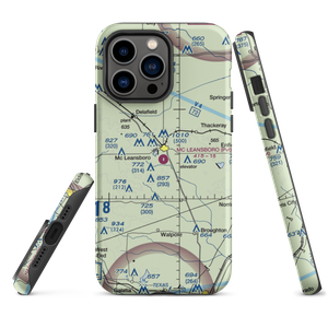 Mc Leansboro Airport (3LL8) VFR Sectional  Tough iPhone Case