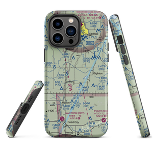 Mc Question's Airport (5MI2) VFR Sectional  Tough iPhone Case