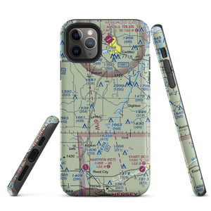 Mc Question's Airport (5MI2) VFR Sectional  Tough iPhone Case