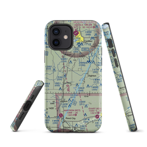 Mc Question's Airport (5MI2) VFR Sectional  Tough iPhone Case