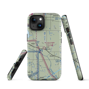 Mc Ville Municipal Airport (8M6) VFR Sectional  Tough iPhone Case