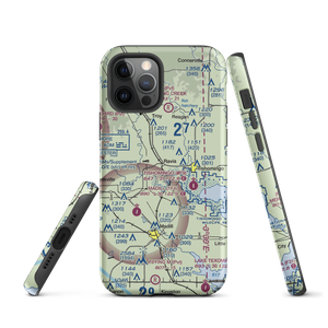 Mcdaniel Aviation Airport (OK28) VFR Sectional  Tough iPhone Case