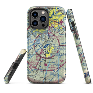 McGhee Tyson Airport (TYS) VFR Sectional  Tough iPhone Case